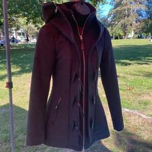 MACKAGE wool hooded coat